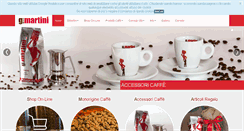 Desktop Screenshot of caffemartini.eu