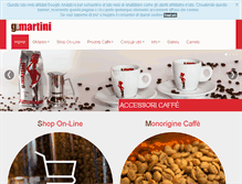 Tablet Screenshot of caffemartini.eu